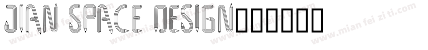 JIAN SPACE DESIGN字体转换